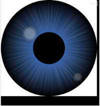 iris with highlights