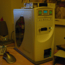 system with neons switching animation