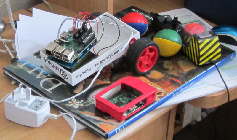 Robot workbench photo from Joe's Robot challenge 2017