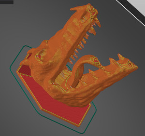 screenshot prusa slicer dragon head less croc