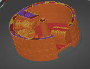 Prusa slicer dice tower object in 3d slice