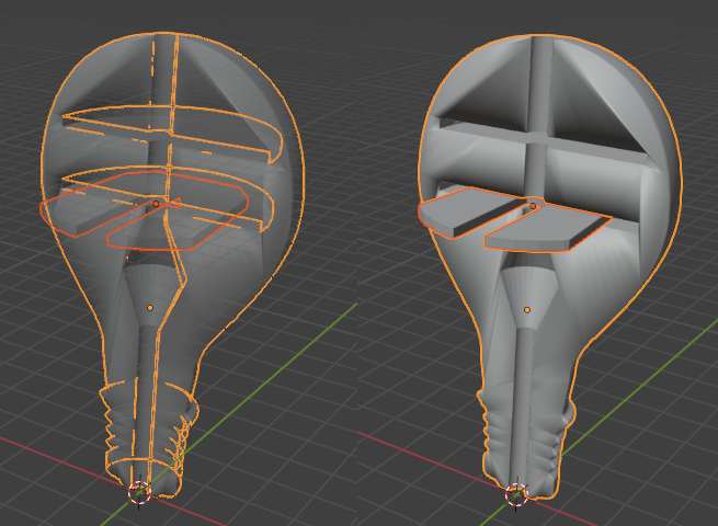 blender screenshot of light pull