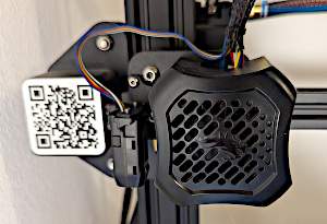 CR Touch attached front view