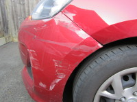 photo of my car with scrapes
