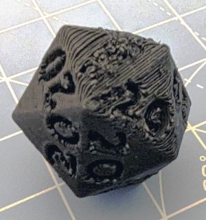 D20 face print failure photo