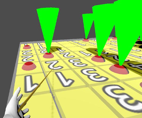 VR dev mine sweeper game over debug view VR dev mine sweeper game over debug view