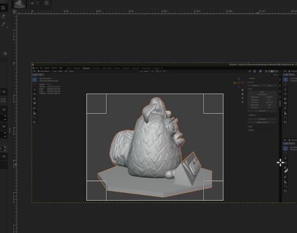 gimp screenshot crop selection