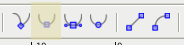 Inkscape node smooth icon