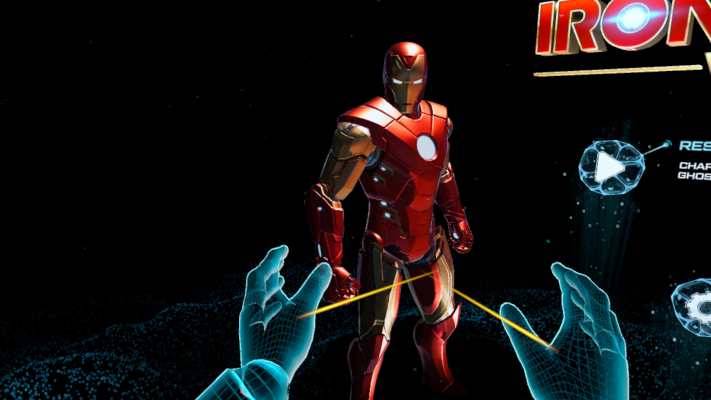 Ironman VR title screen