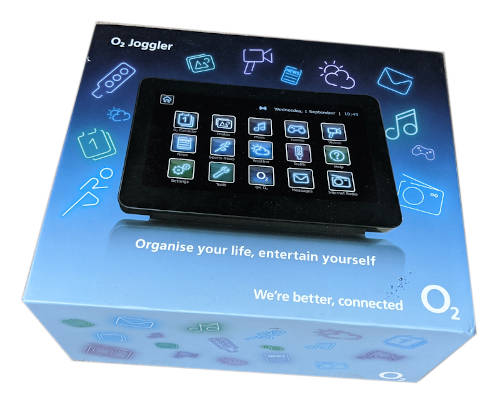Joggler box white background