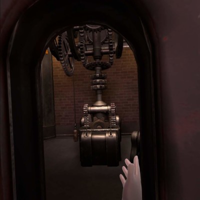 VR screen capture Myst whole puzzle