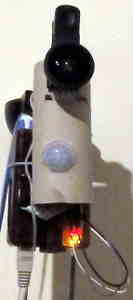 photo of rasperry pi with camera in toilet roll