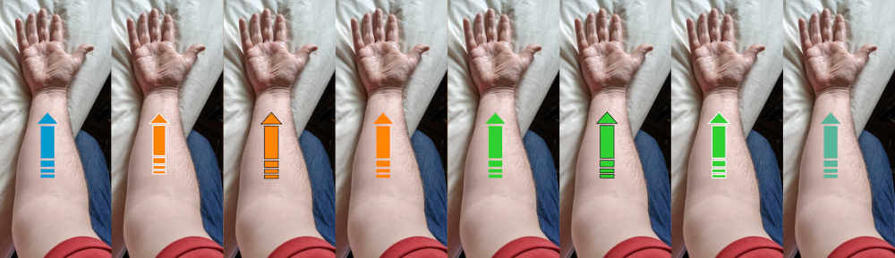 Tattoo design superimposed on to a photo of my arm