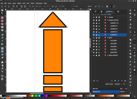 tattoo design in inkscape