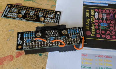 Gert VGA 666 board with help wires